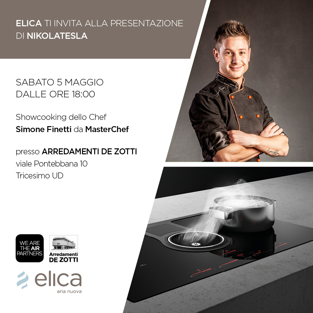 De Zotti Showcooking Tesla